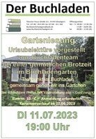 Gartenlesung - Urlaubslektüre vorgestellt vom Buchladenteam