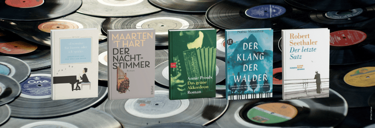 Starke Romane und Sachbücher rund um Musik und Musiker:innen
