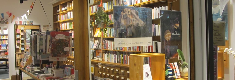 Blick in die Buchhandlung