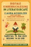 Digitale Kinderbuchlesung mit Claudia Aiccholzer