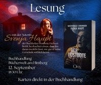 "Der Postbote"- Krimilesung mit Buchholzerin Svenja Haupt