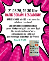 RAFIK SCHAMI LESEABEND!
