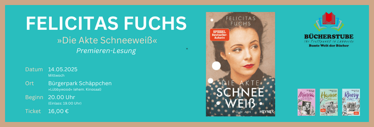 Felicitas Fuchs Freuen Sie sich auf ein Wiedersehen mit Felicitas Fuchs.
Der Vorverkauf hat begonnen.