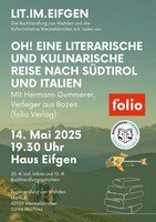 Oh! Eine literarische und kulinarische Reise nach Südtirol und Italien