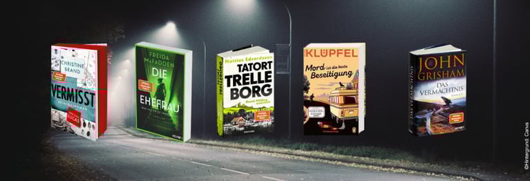 Die neuesten Krimis und Thriller für schlaflose Nächte