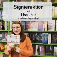 Signieraktion mit Lisa Lake