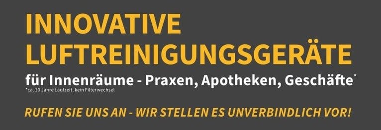  Informationen zum Vertrieb unserer Luftfiltertechnik erhalten Sie in unserem Geschäft in Teterow