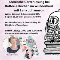 Szenische Gartenlesung bei Kaffee und Kuchen