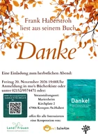Plakat zur Lesung