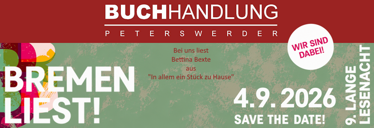 Bettina Bexte liest aus „In allem ein Stück zu Hause“.