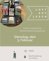 Lust auf Lesen! Unser monatlicher Buchempfehlungsabend