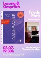 Lesung & Gespräch mit Frieda Paris