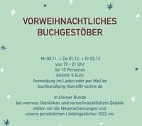 Vorweihnachtliches Buchgestöber