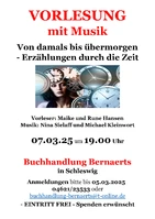 Vorlesung mit Musik: Von damals bis übermorgen - Erzählungen durch die Zeit