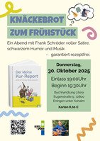 Premierenlesung: Knäckebrot zum Frühstück