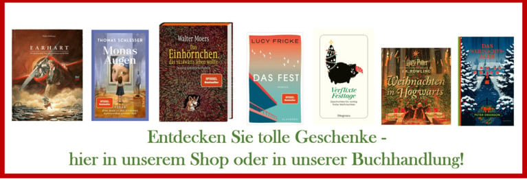 Entdecken Sie tolle Geschenke - hier in unserem Shop oder in unserer Buchhandlung!