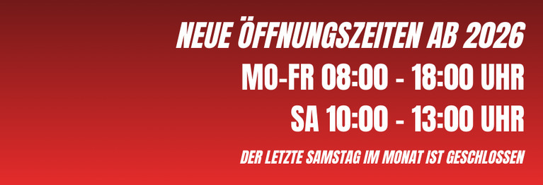 Neue Öffnungszeiten