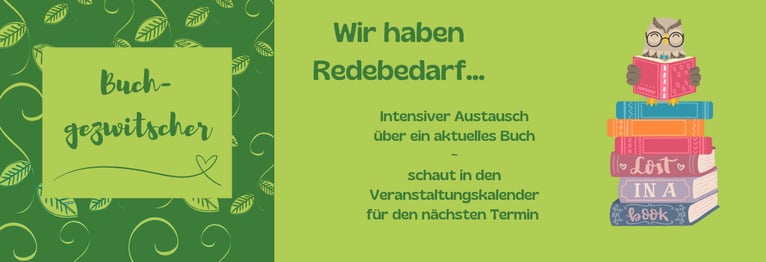 Offener Lesekreis!
Lust mit anderen Lesebegeisterten über Bücher zu sprechen?
Herzlich willkommen!