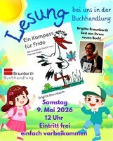 Lesung mit der Autorin Brigitte Braunbarth aus "Ein Kompass für Frido"