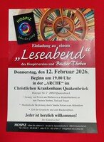 "Leseabend" des Hospizvereins und Bücher Thoben