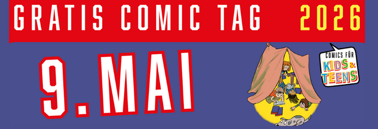Am Samstag, den 09. Mai ist es wieder soweit und wir feiern mit euch den #gratiscomictag
22 ausgewählte Hefte von insgesamt 11 Verlagen stehen zur Verfügung und ihr könnt euch bis zu 5 Stück davon aussuchen (nur solange der Vorrat reicht).