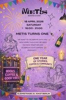 One Year Party! Metis Books and Café Celebrates Its First Birthday!