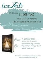 Lesung - Serafina und die Prophezeiung der Sinti, mit Marie Louis alias Veronika Vinatzer