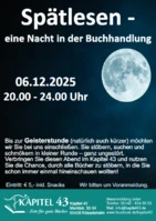 Spätlesen - Eine Nacht in der Buchhandlung - AUSVERKAUFT