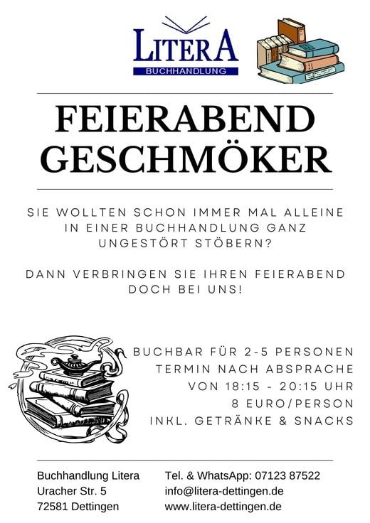 Feierabend-Geschmöker