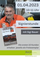 Signierstunde mit Sigi Bauer