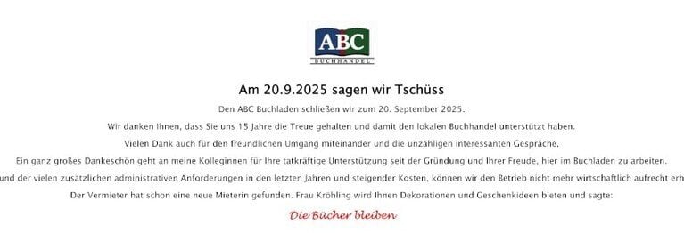 Bitte lösen Sie Ihre Gutscheine vor dem 20.09.2025 ein.