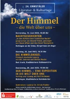 24. Ermstäler Literatur- und Kulturtage 2: Die Himmelskugel