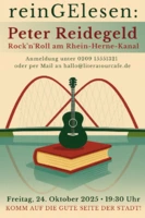 Peter Reidegeld: Rock'n'Roll am Rhein-Herne-Kanal - Lesung mit Musik