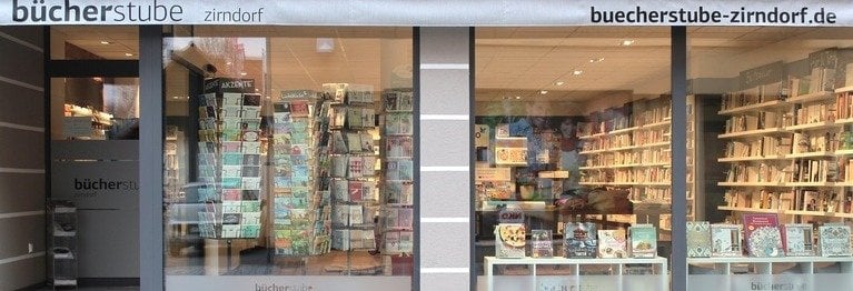 Blick auf die Bücherstube von außen
