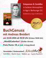 BuchGenuss mit Andreas Breidert: "Mord§gedanken"