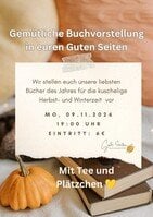 Lieblingsbuchabend: Unsere Bücherhighlights 2026