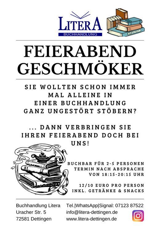 Feierabend-Geschmöker