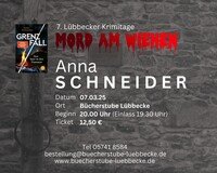 ANNA SCHNEIDER "Mord am Wiehen - 7. Lübbecker Krimitage"