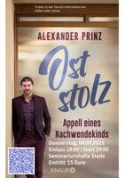 Büchertisch zur Lesung mit Alexander Prinz