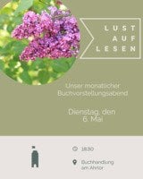 Lust auf Lesen! Unser monatlicher Buchvorstellungsabend