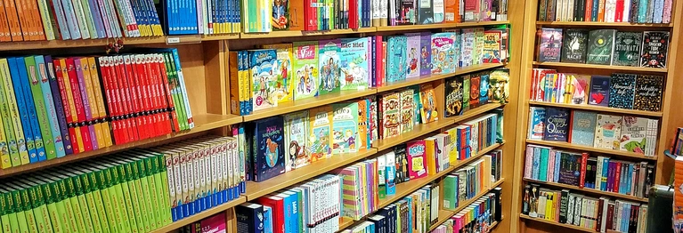Bild der Kinderbuchabteilung.