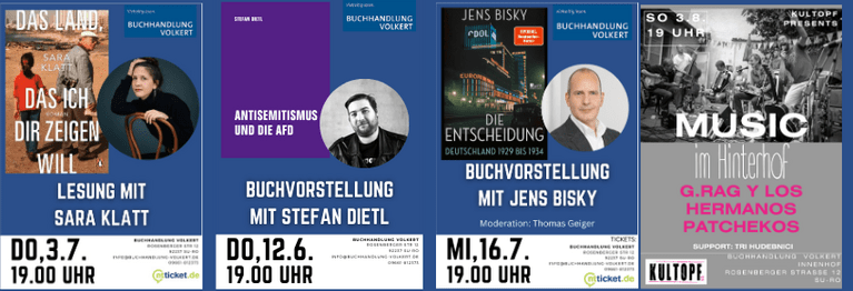 Tickets gibt es bei uns im Laden und online unter NT-Ticket.de