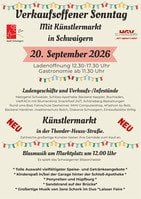 Verkaufsoffener Sonntag mit Künstlermarkt