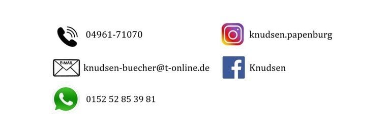 So erreichen Sie uns! Auf unseren Social Media-Kanälen laden wir regelmäßig Buchempfehlungen und aktuelle Geschenktipps hoch. Schauen Sie doch mal vorbei!