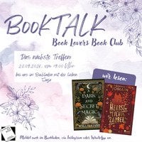 Hintergrundbild mit dem neuen Termin am 23.09.2026 für die Booktalk-Leser:innen