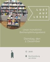 Lust auf Lesen! Unser monatlicher Buchempfehlungsabend