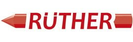 Logo der Buchhandlung RÜTHER