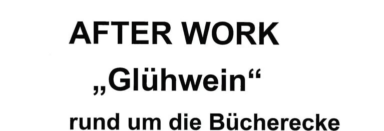 "rund" um die Bücherecke
am 12. Dezember 2025 
von 17-22 Uhr