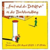 „Emil und die Detektive“  in der Buchhandlung