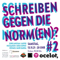 Schreiben gegen die Norm(en)? #2